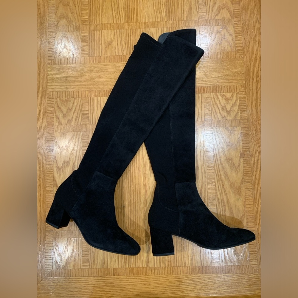 Stuart Weitzman thigh high black boots